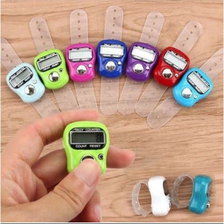 Tasbih Digital Led Alat Hitung FREE BUBBLE Jari Counter Tally Ibadah Mini Import Elektronik Mini Alat Dzikir