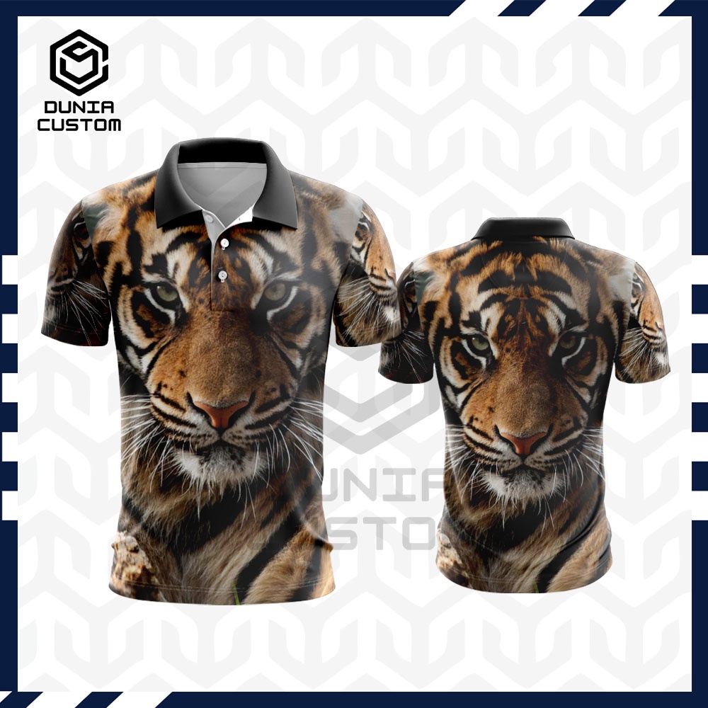 Baju Wangki Pria Motif Harimau Sumatera Fullprint Custom