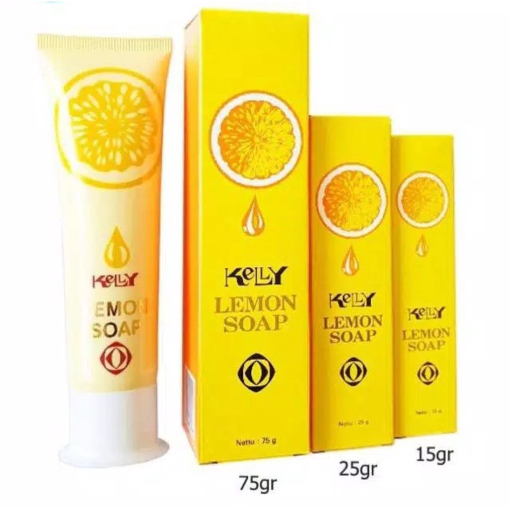 ❤ RATU ❤ Kelly Lemon Soap 15g 25g 75g | Facial Foam | Sabun Wajah