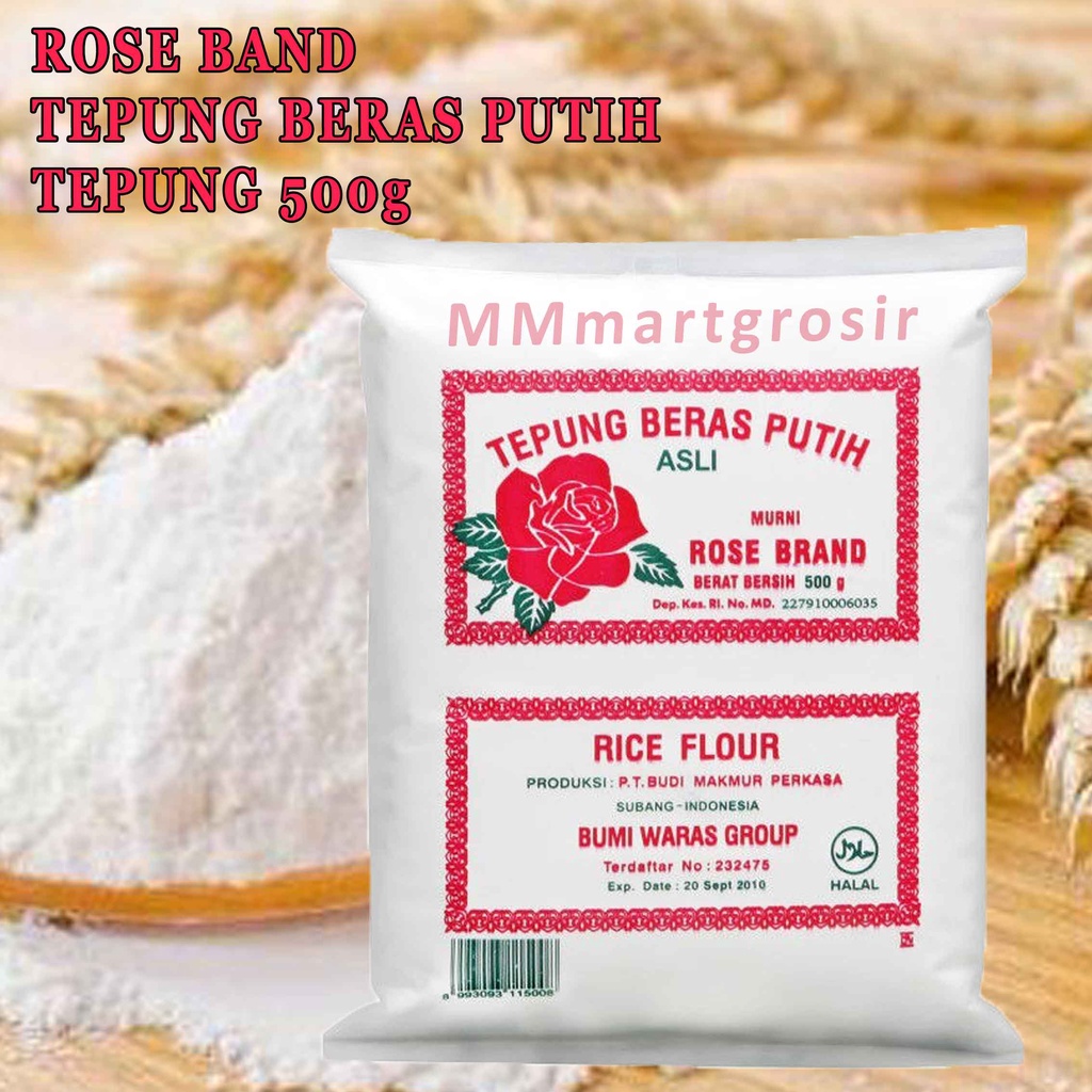 Tepung beras putih / Rose brand / 500g / tepung