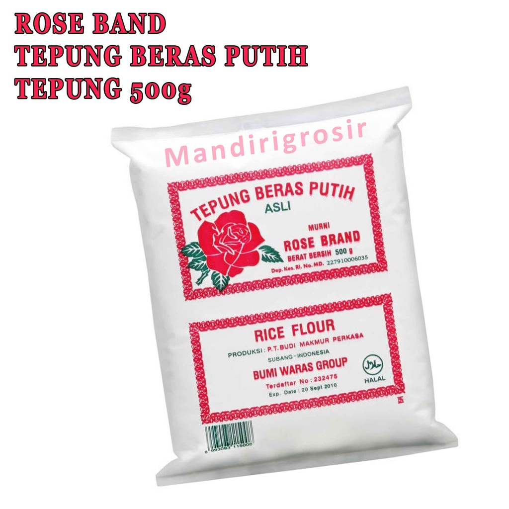 Rose brand* Tepung beras putih* 500g* tepung