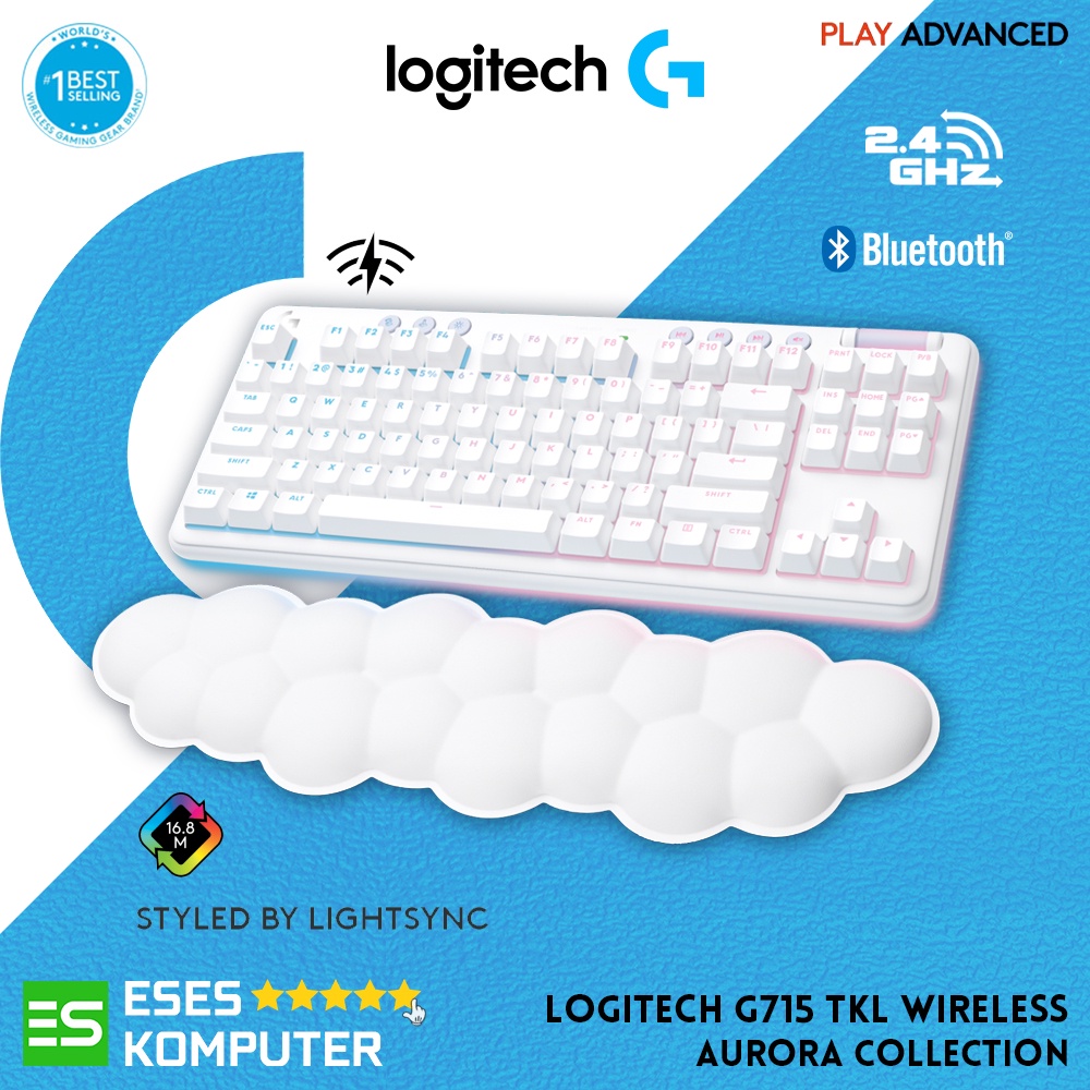 Keyboard Logitech G715 TKL RGB Wireless Bluetooth | Keyboard Gaming