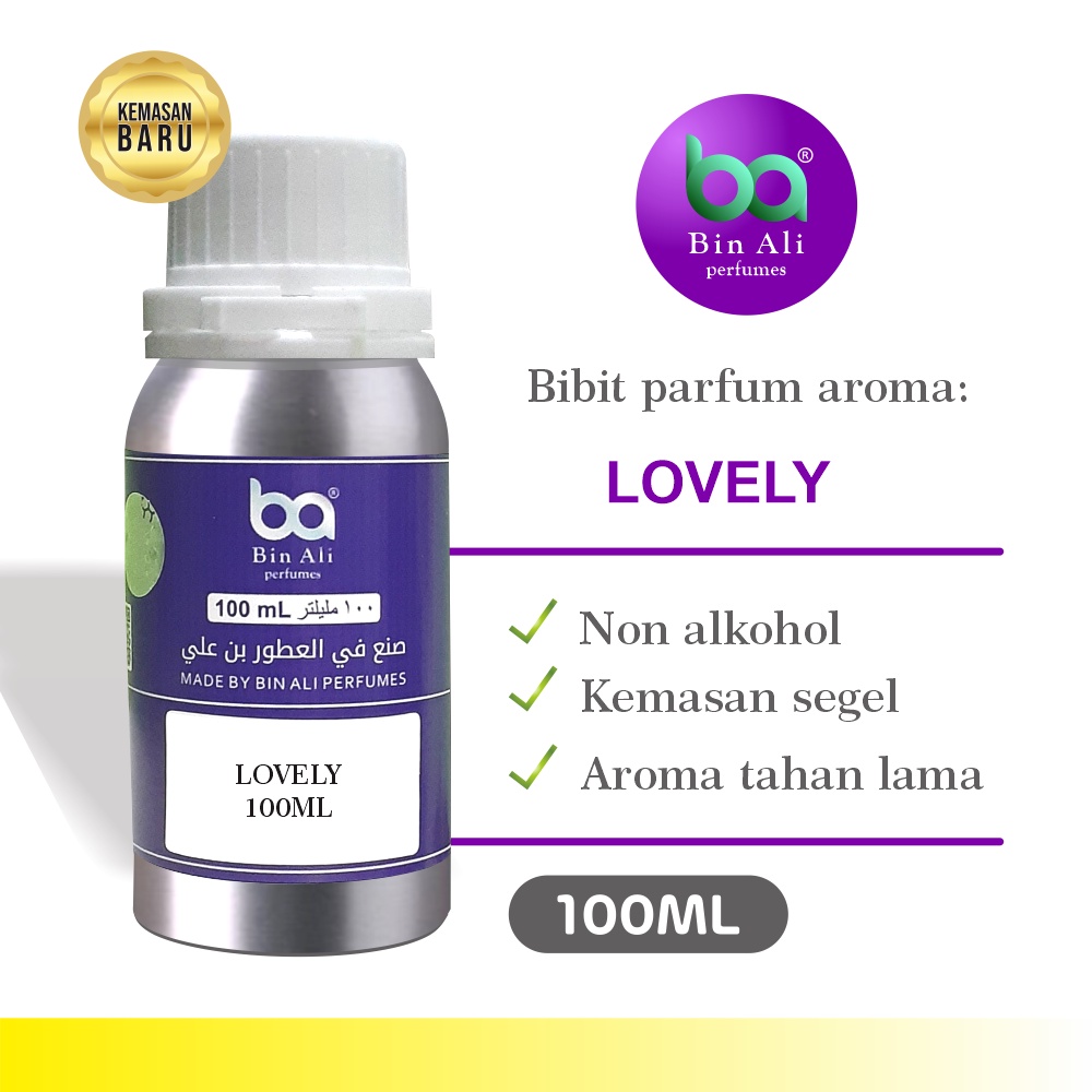 Bibit Parfum Aroma Alrehab Lovely 100ml SEGEL