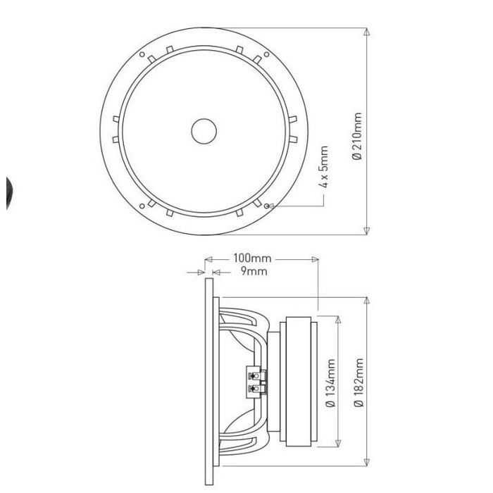 Speaker JIC LA 10050 - 10 INCH