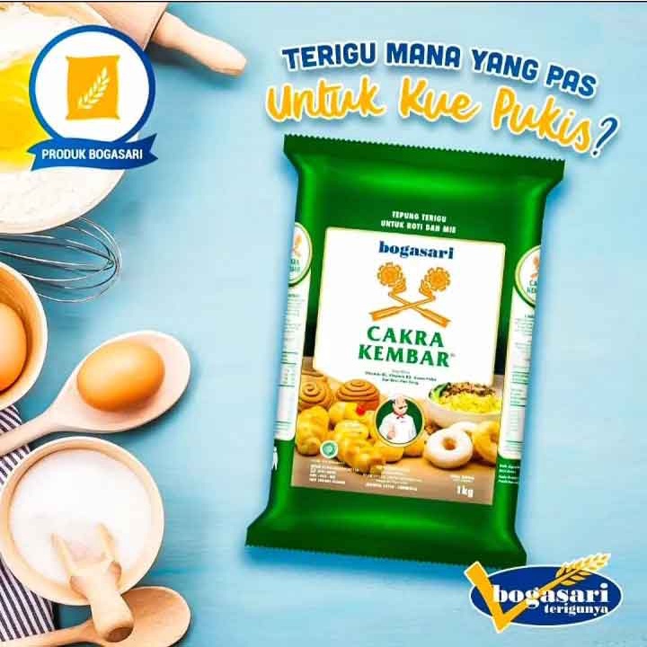 Cakra Kembar* Bogasari* Tepung Terigu* 1kg