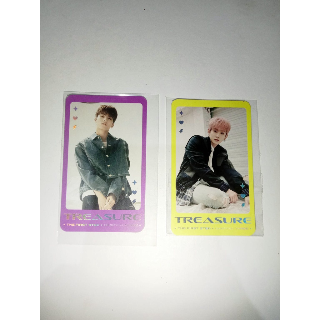 PHOTOCARD MASHIHO JEONGWOO TREASURE YGS CHAPTER 3