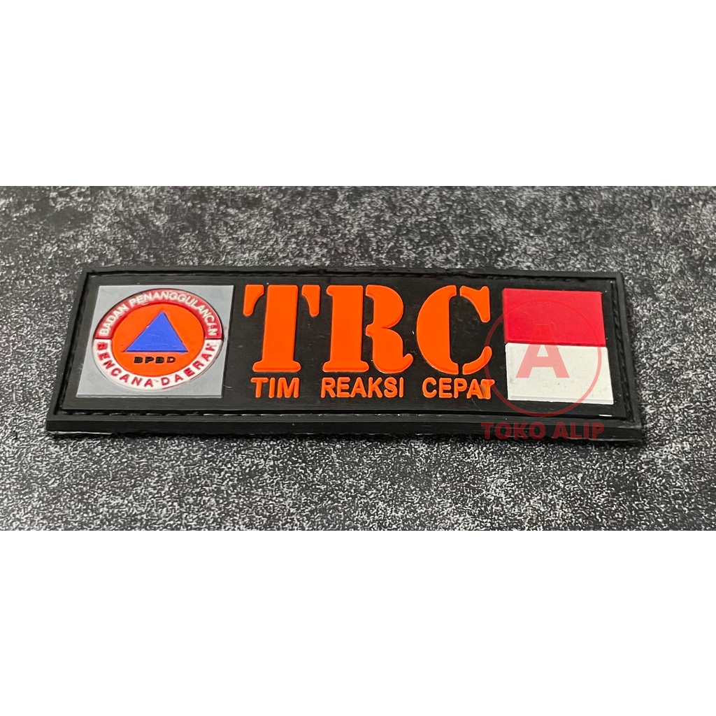 Patch TRC BPBD (Kecil) - Patch Velcro BPBD - Prepetan