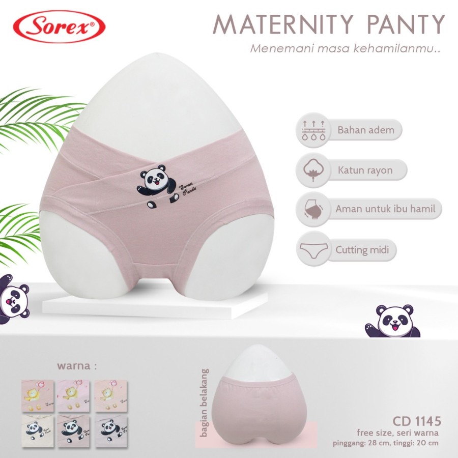 Celana Dalam Hamil Maternity Panty Cd Sorex 1145 Katun Rayon