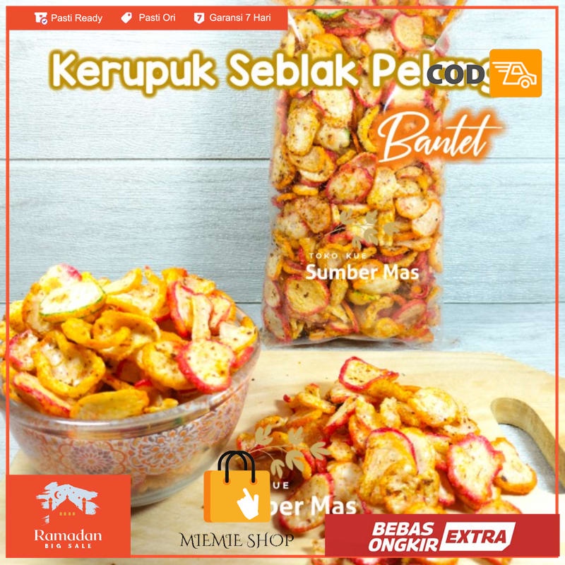 

KERUPUK JABLAY BANTET SEBLAK PELANGI - 1/4 kg