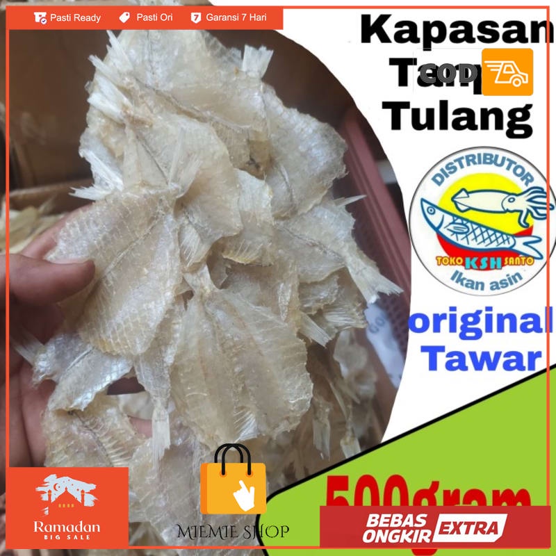 

ikan asin kapasan tawar tanpa tulang-500gram