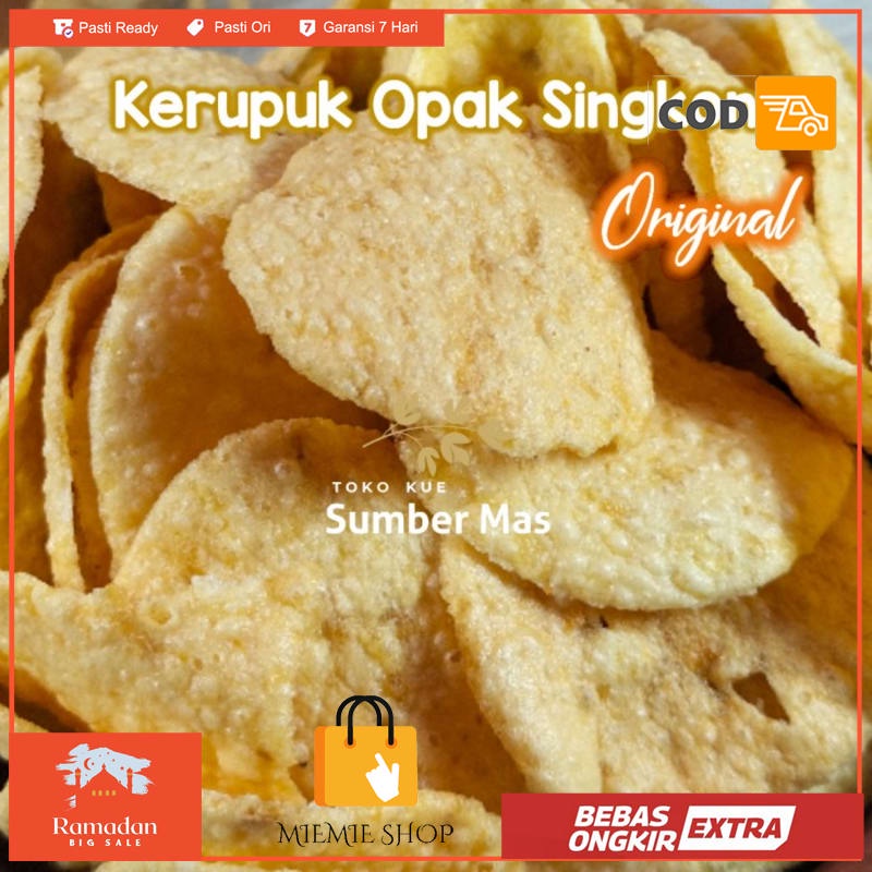 

KERIPIK OPAK SINGKONG / OPAK GURIH ASIN / KILOAN 500 GR
