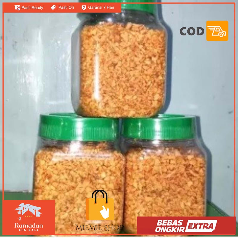 

Bawang putih goreng gurih renyah enak/bawang putih goreng premium asli