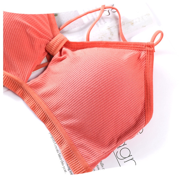 Bra Fashion Sport Wanita Bentuk Pita  006 Bra Wanita Tanpa Kawat Bahan Halus BH Pakaian Dalam