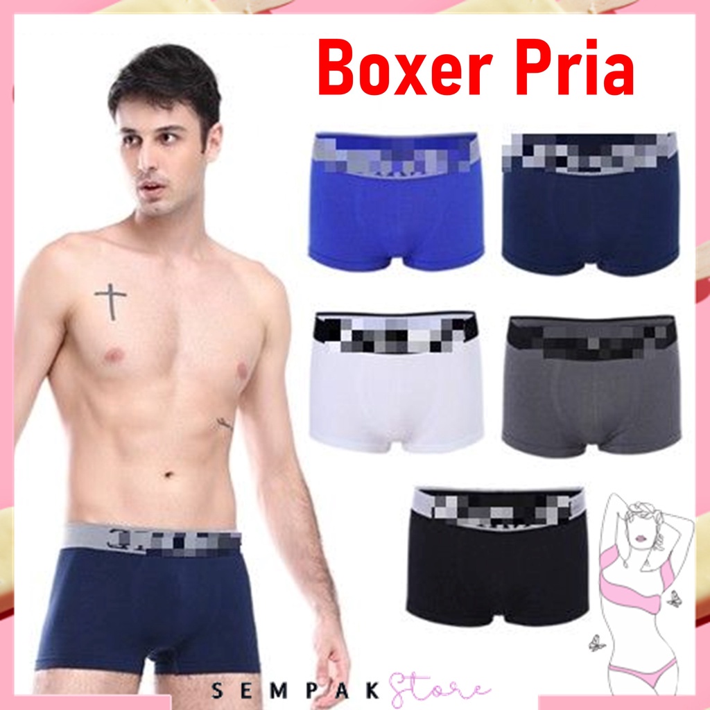 Celana Dalam Boxer Briefs Pria Underwear Man Sempak Cowok Celana Kolor