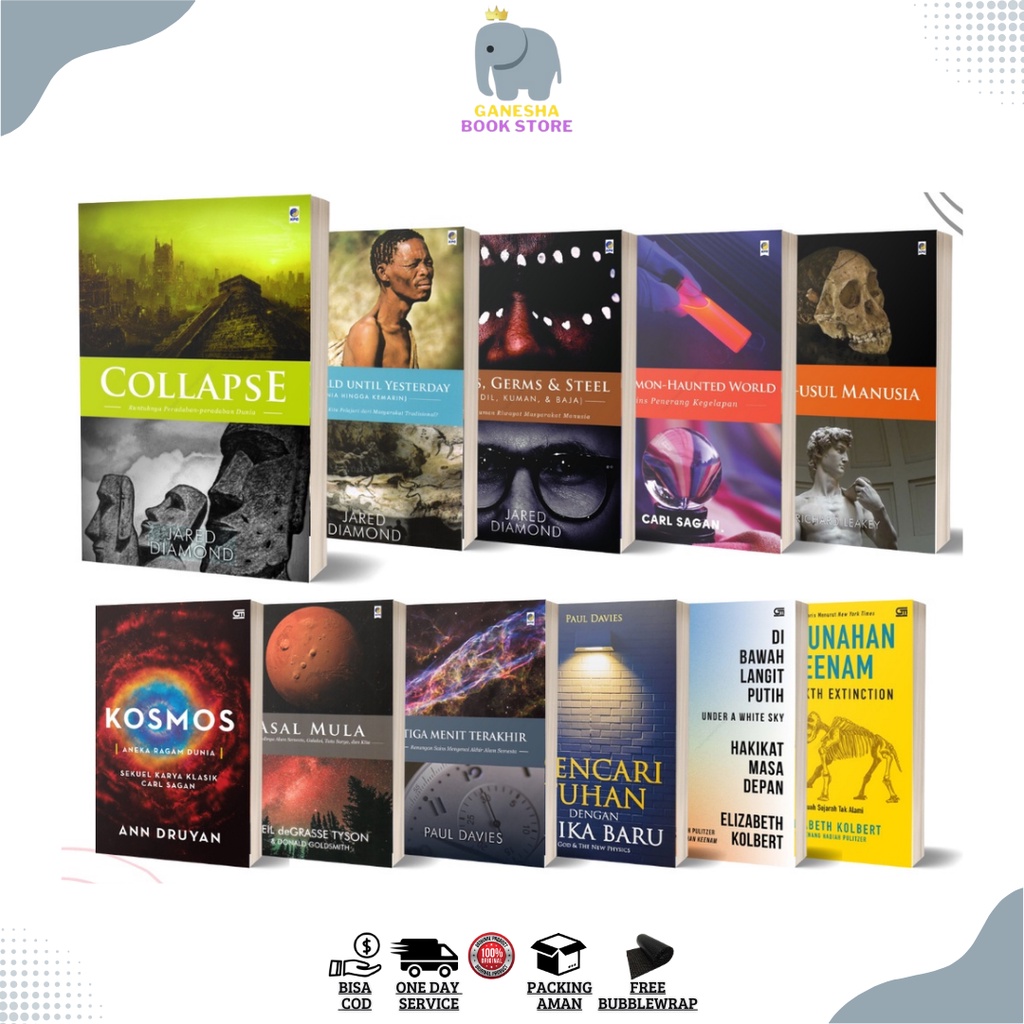 SERI SAINS KPG BEST SELLER - Upheaval Collapse Noise Until Yesterday Asal Usul Manusia Asal Mula Kos