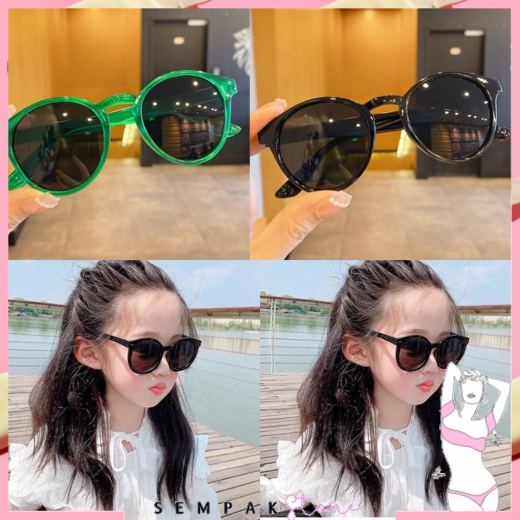 SS Kacamata Anak 6682 Unisex Fashion Anak Kaca Mata Hitam High Quality Kids Sunglasses Kaca Mata Murah Import