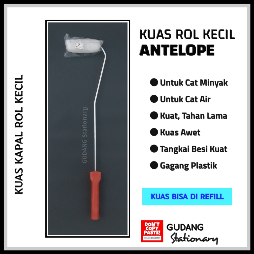 Kuas Kapal Rol Kecil ANTELOPE