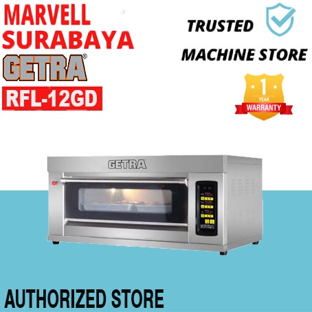 RFL 12GD OVEN GETRA 1 DECK 2 TRAY PEMANGGANG ROTI KUE RFL-12GD ORIGINAL