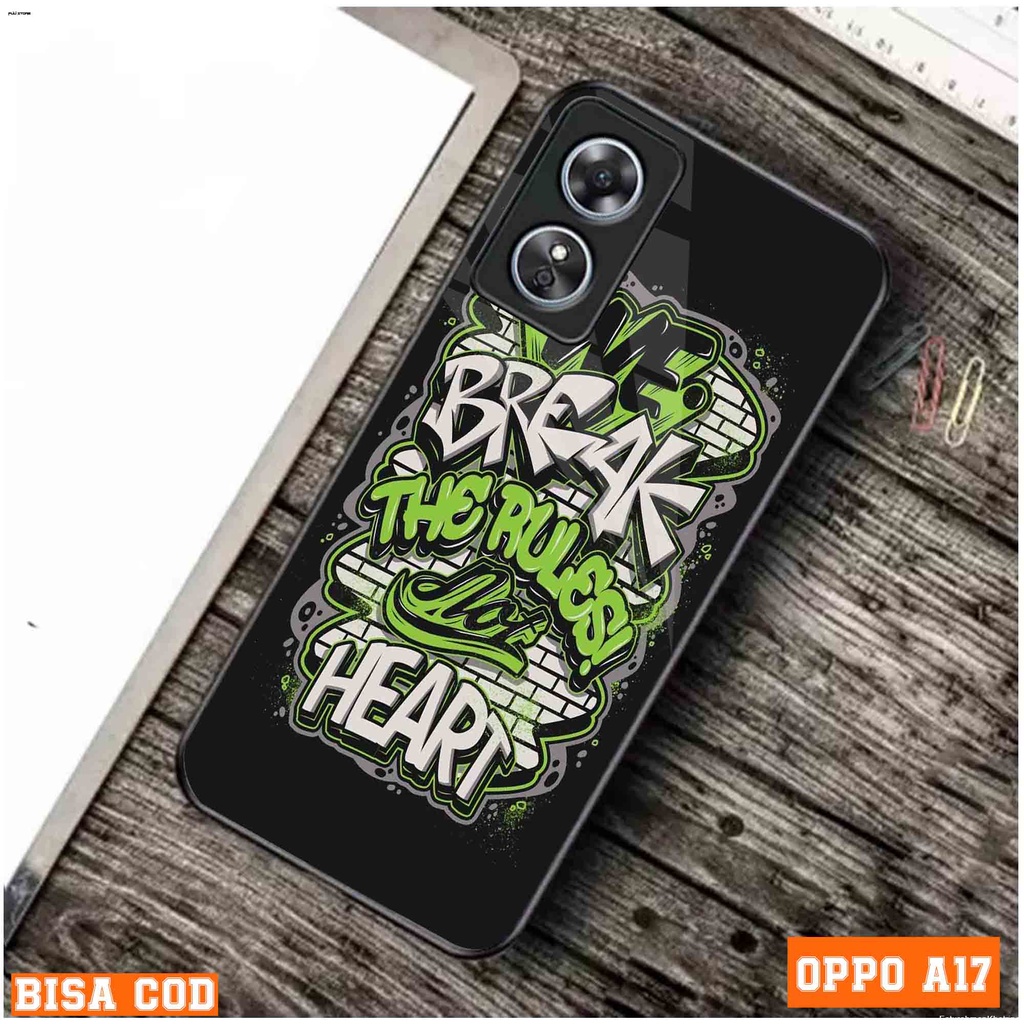 FS Casing Oppo A17 Terbaru - Fashion Case Motif - Kesing hp Oppo A17 - Casing hp oppo a17 - Pelindun