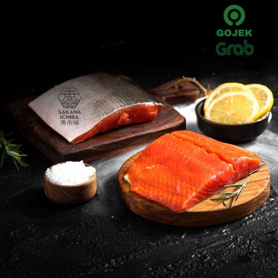 Salmon Chum Fillet / Alaskan Wild Chum Salmon Frozen +- 200grm