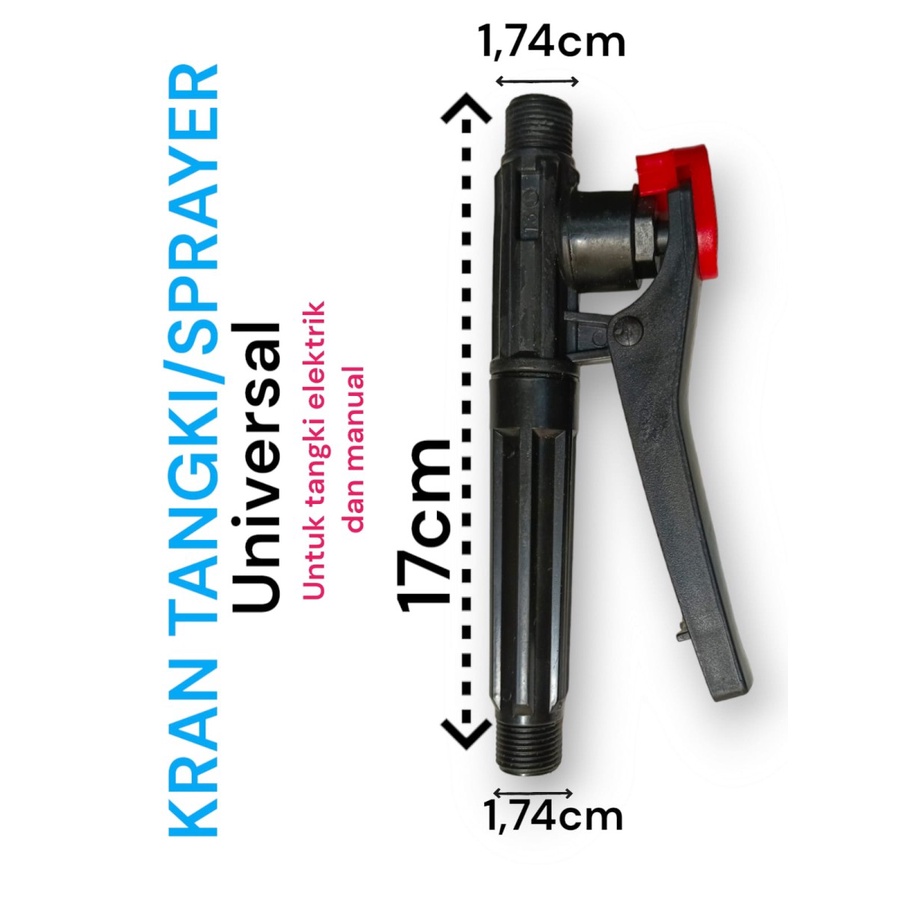 KUALITAS BAGUS Kran semprot tangki semprotan elektrik shut off handle