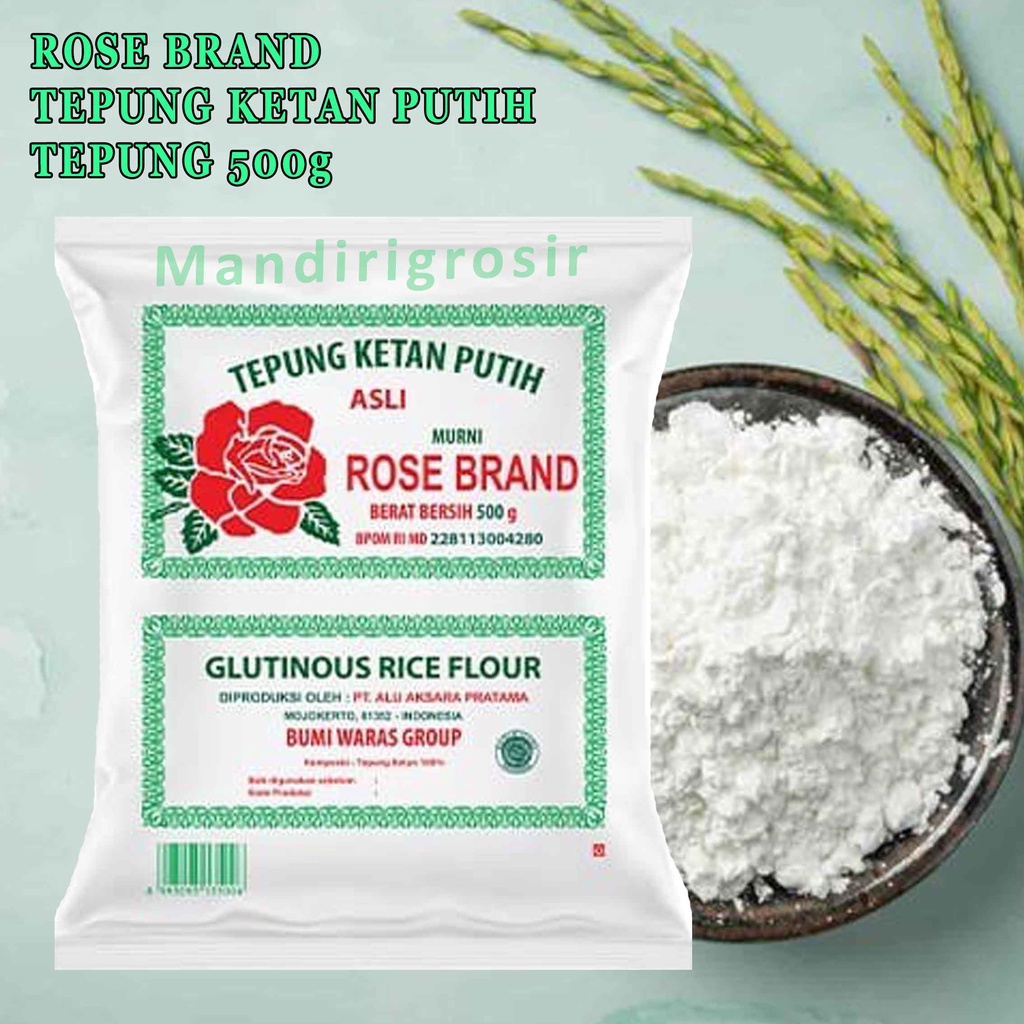 Rose brand* Tepung ketan putih* 500g* Tepung