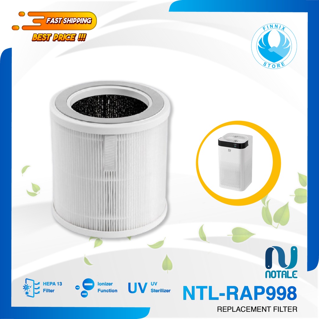 Replacement Filter HEPA H13 For Notale Air Purifier Travel