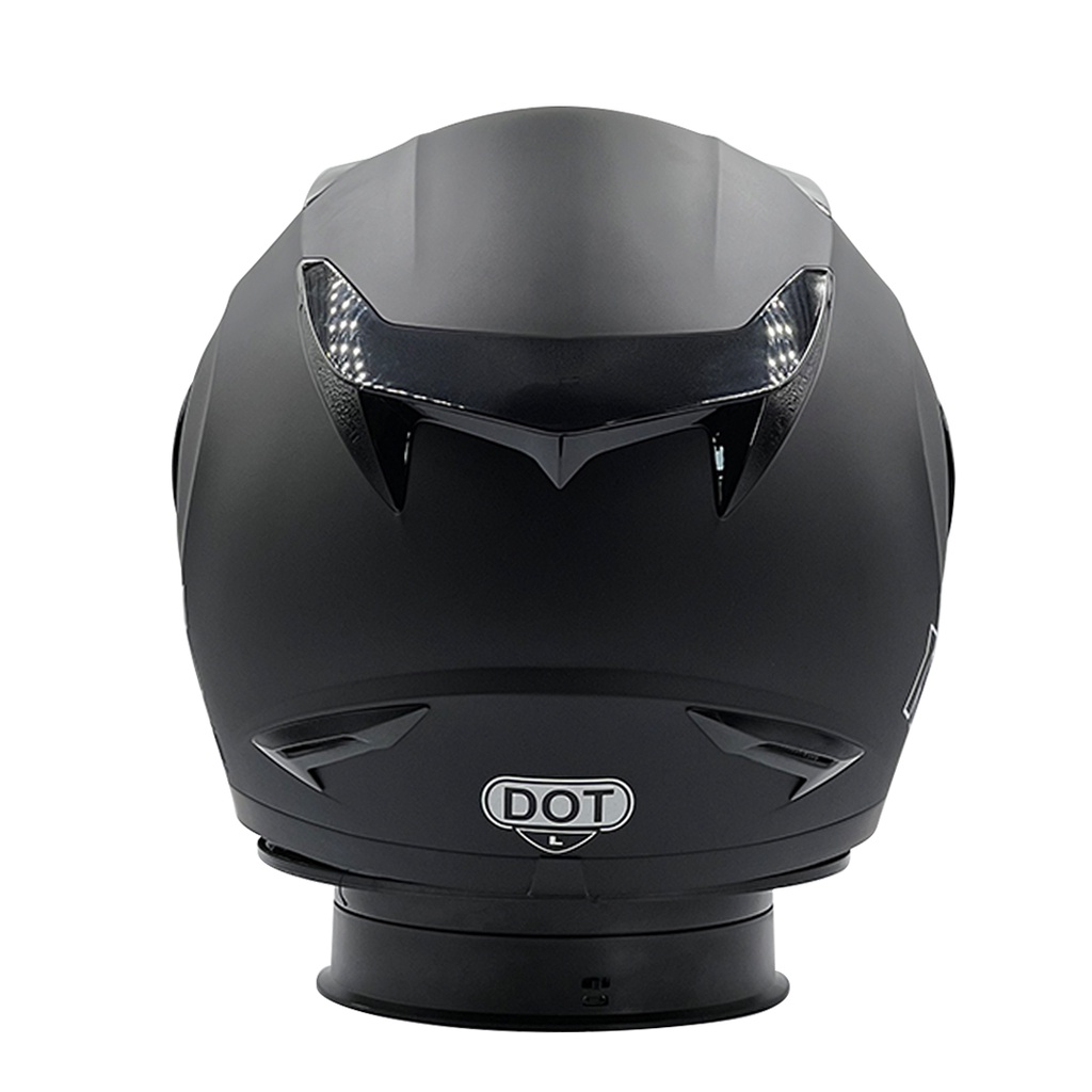 Helm Full Face KYT R10 Solid Black Doff