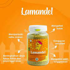 Lamandel Obat Amandel Kemasan Kotak / Sachet / Serbuk LAMANDEL - Obat Herbal Alami Bubuk Lamandel Untuk Amandel