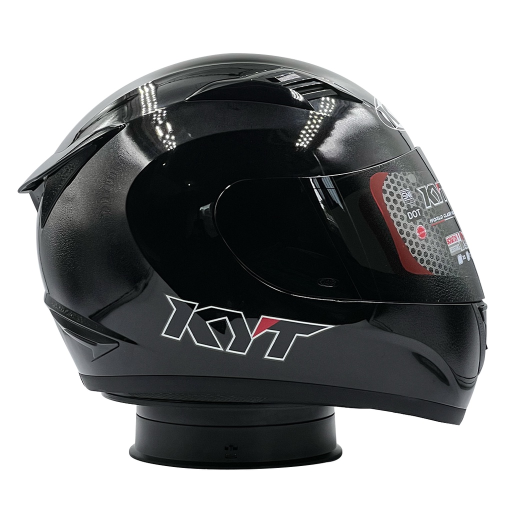 Helm Full Face KYT R10 Solid Black