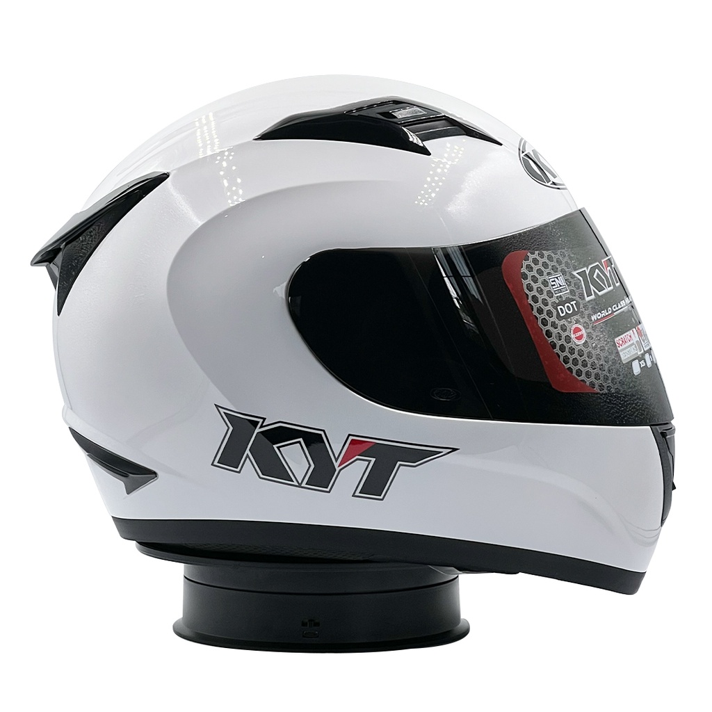 Helm Full Face KYT R10 Solid White