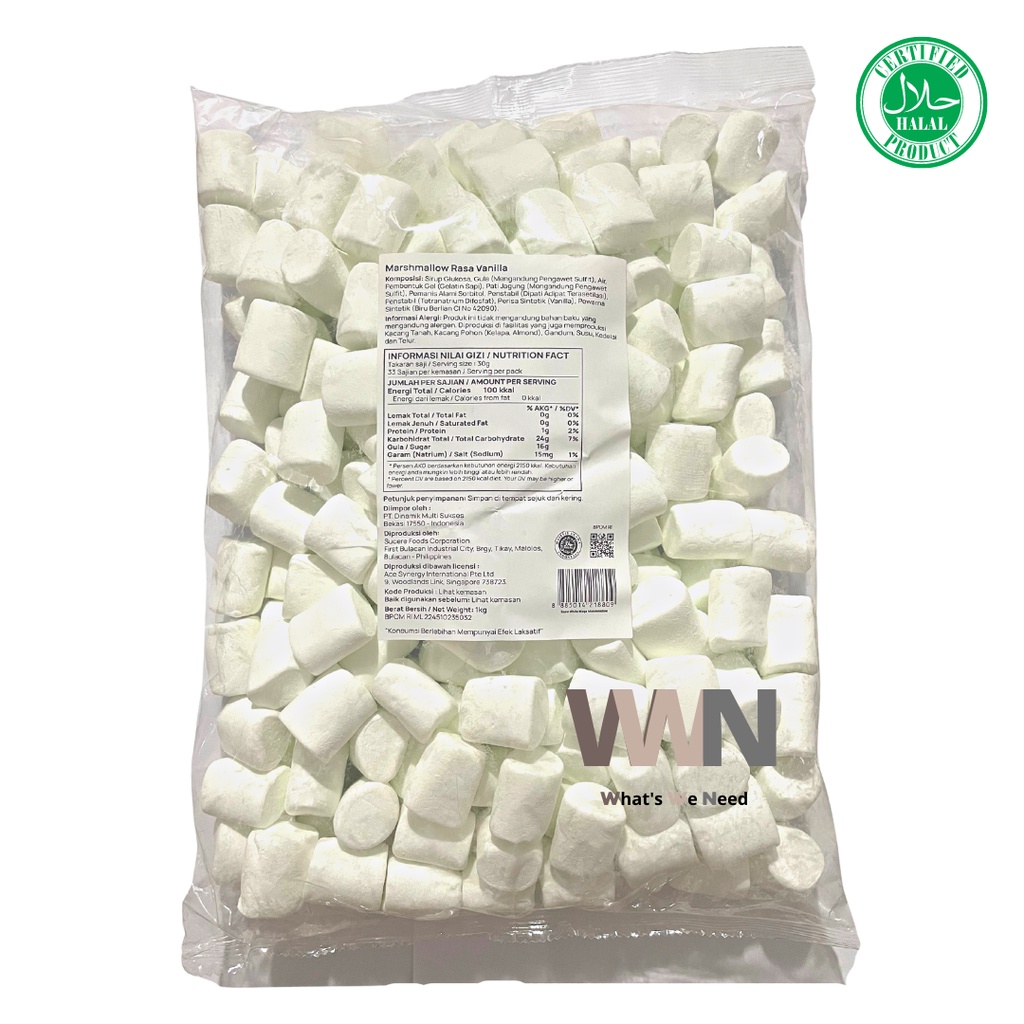 

Corniche Snow White Mega Marshmallow 1KG