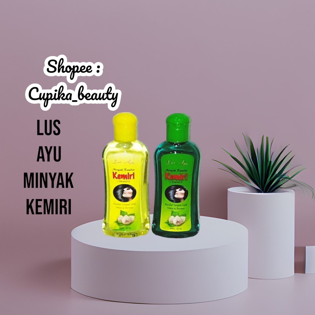 &lt;a.x&gt; KEMIRI LUS AYU original -- minyak rambut kemiri LUS AYU