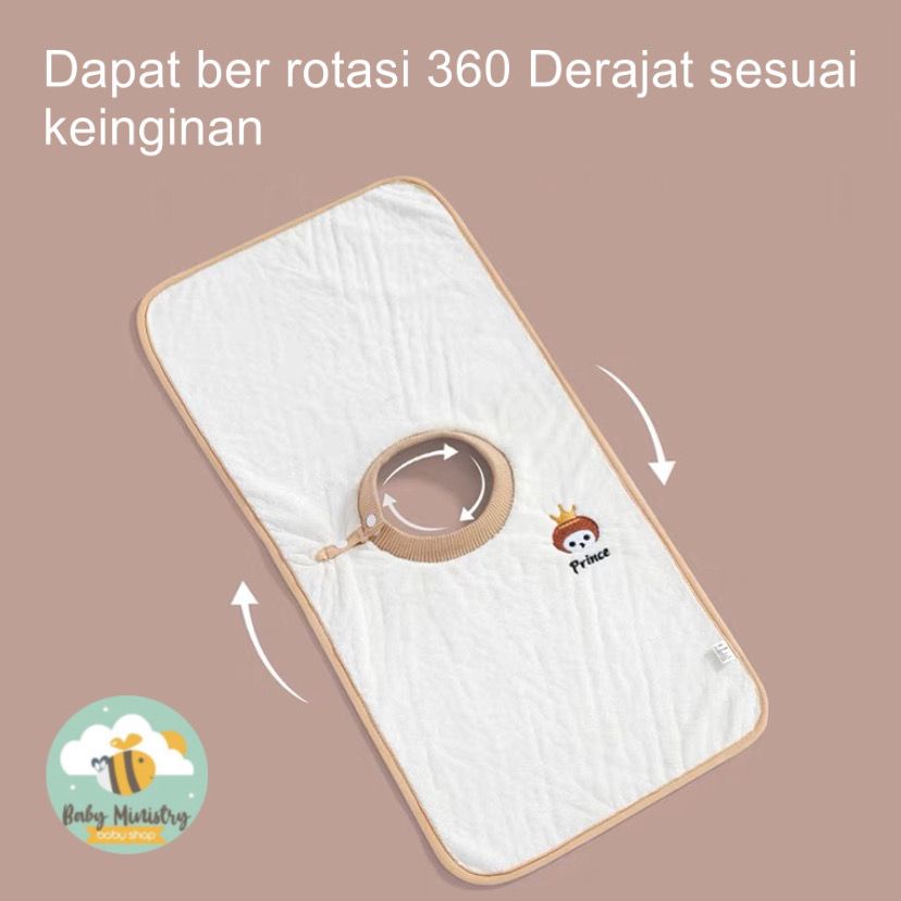 (PREMIUM) Slaber bib kotak waterproof premium / bib makan Bayi / Baby Bib Slaber / best seller / celemek bayi /