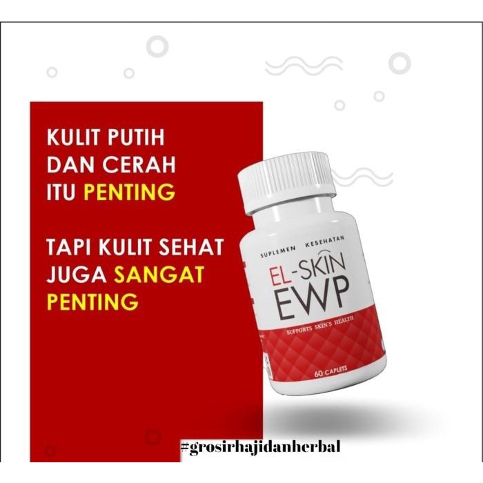 Terlaris El-Skin Ewp Collagen Suplemen Kulit