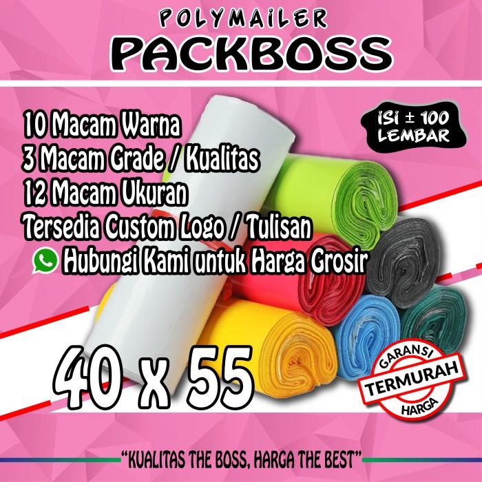 

Terlaris Polymailer Packboss 40X55 Isi 100 *Kualitas Boss * Harga Termurah*