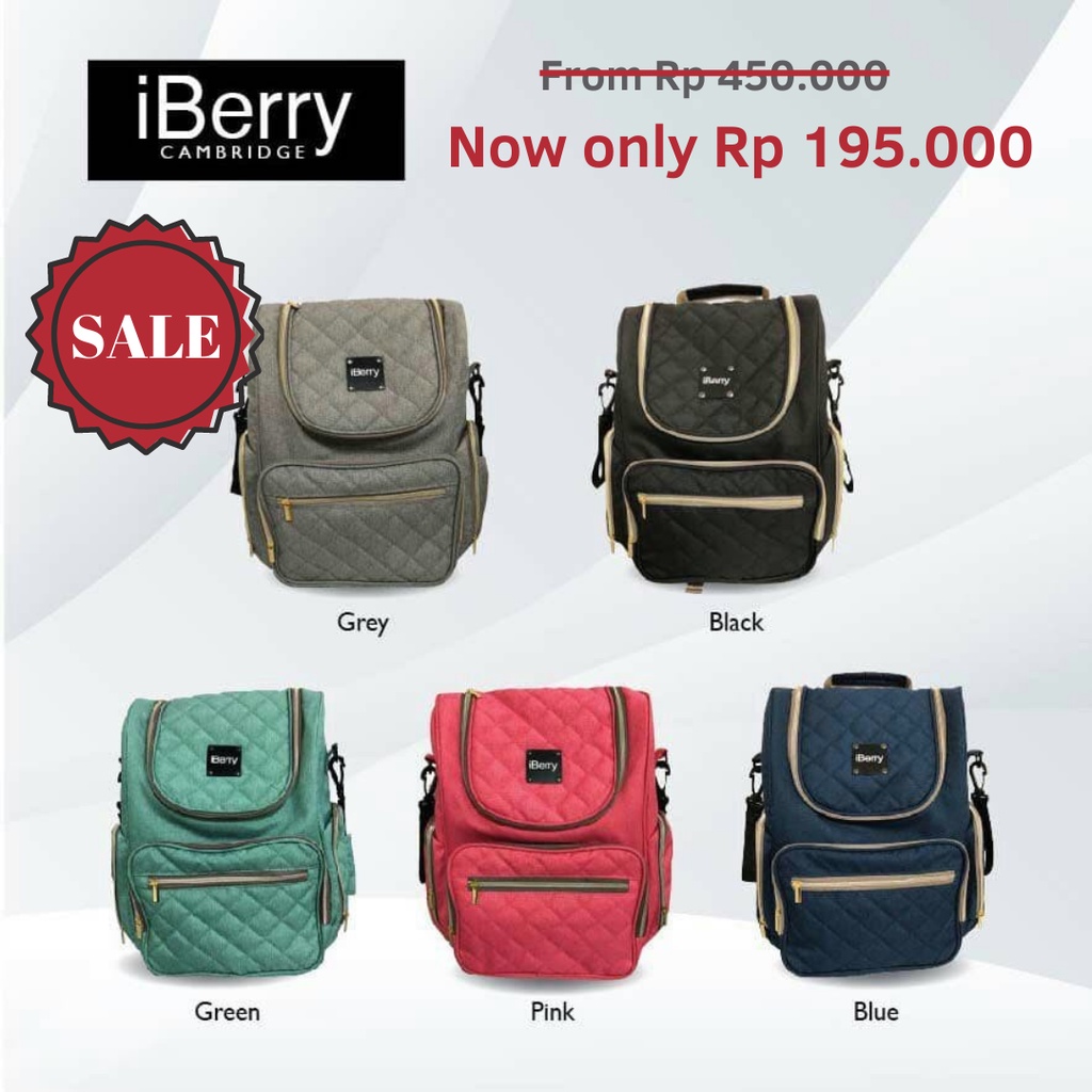 NEW iBerry Cambridge Diaper Bag