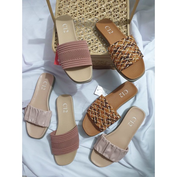 SANDAL TEPLEK WANITA TRENDY C12