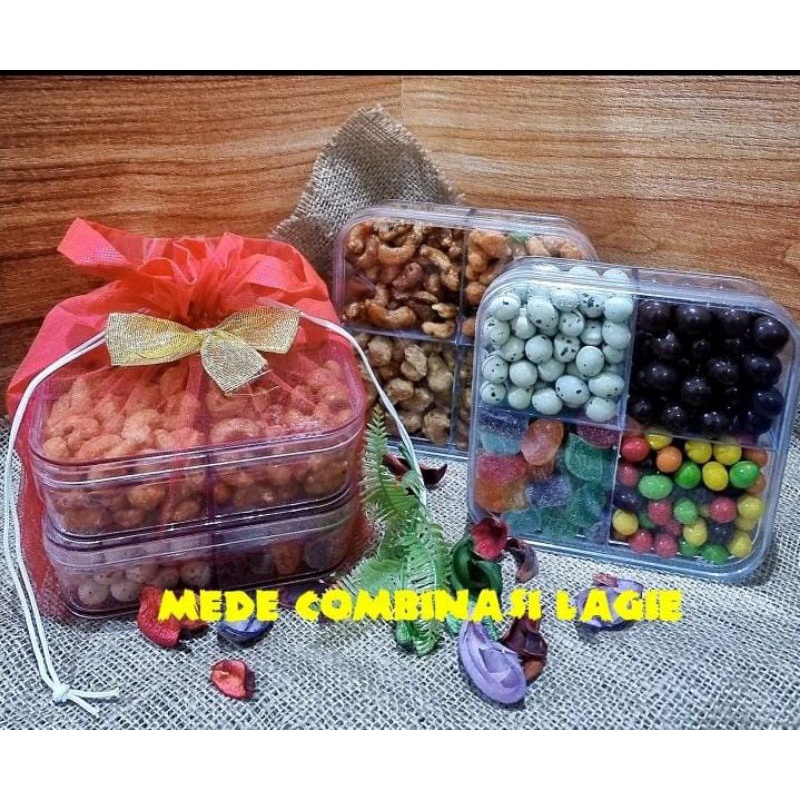 

Paket Hampers kacang kombinasi kacang mede