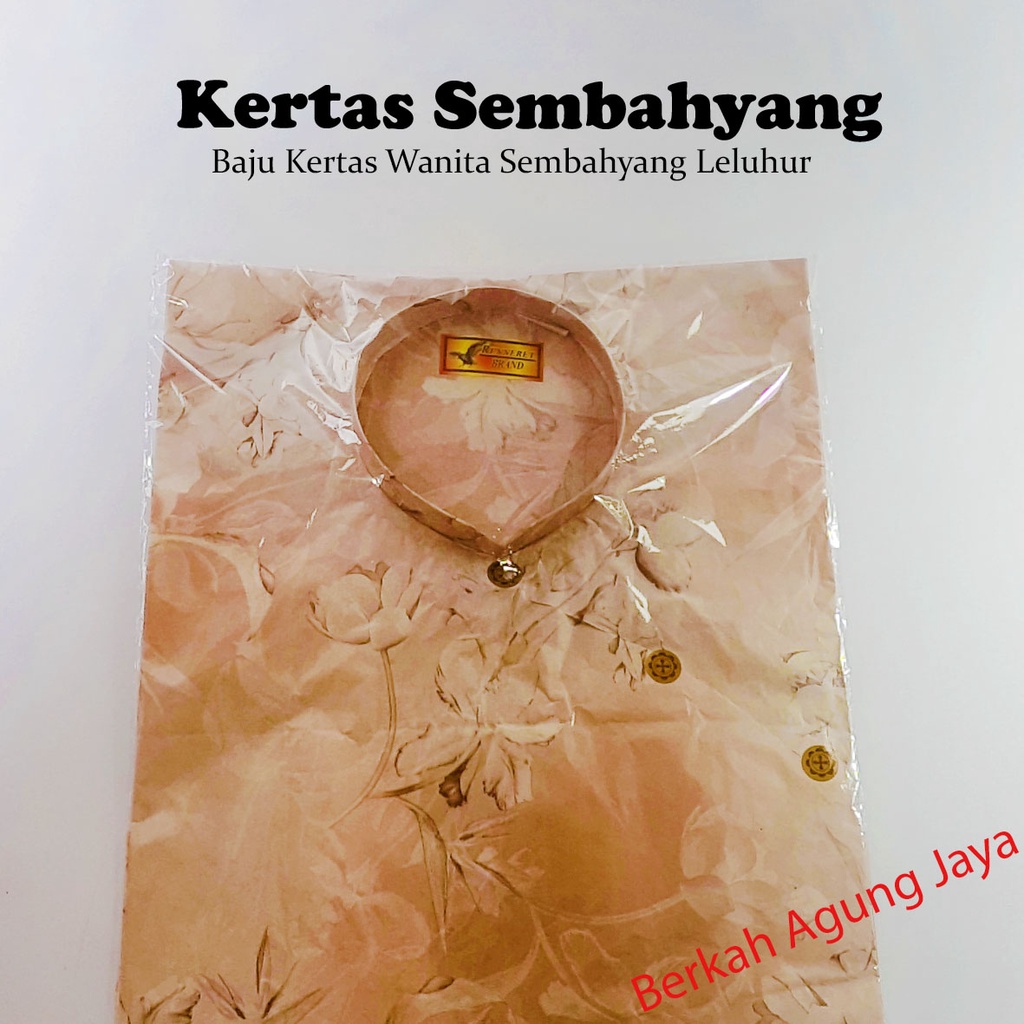 Baju Kertas Sembahyang Wanita OPP / Ceng Beng / Leluhur