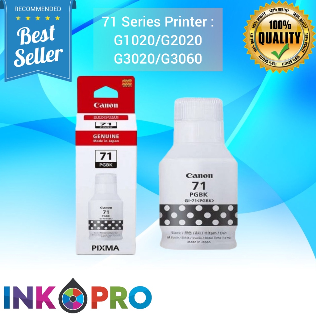Tinta Canon Gi 71 PREMIUM Untuk Printer G1020 G2020 G2021 G2060 G3020