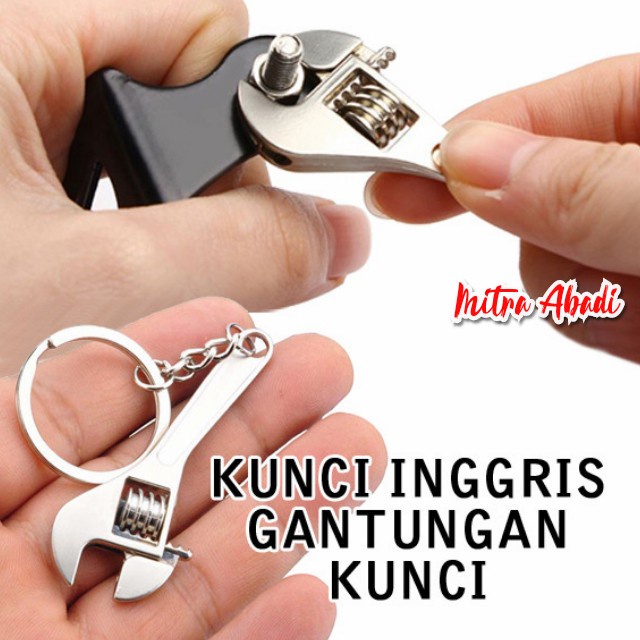 Gantungan Kunci Inggris Mini / Mini Wrench Tools Key Chain