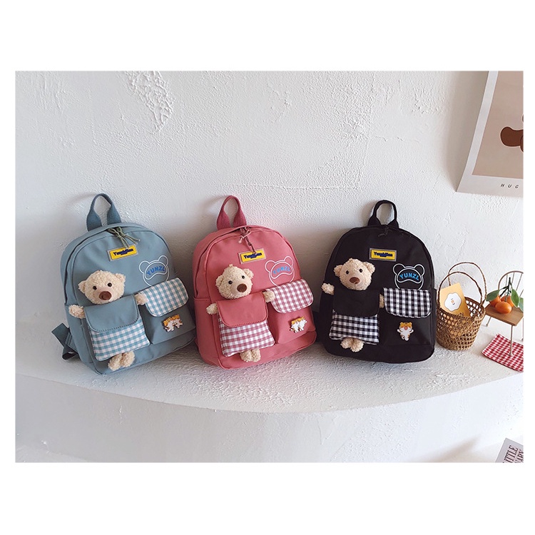 TAS RANSEL ANAK SEKOLAH FASHION IMPORT cute bear