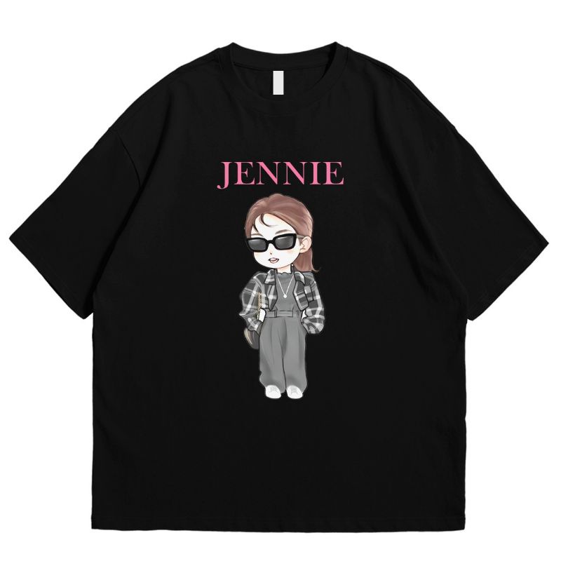 KAOS OVERSIZE KPOP BLACKPINK JENNIE