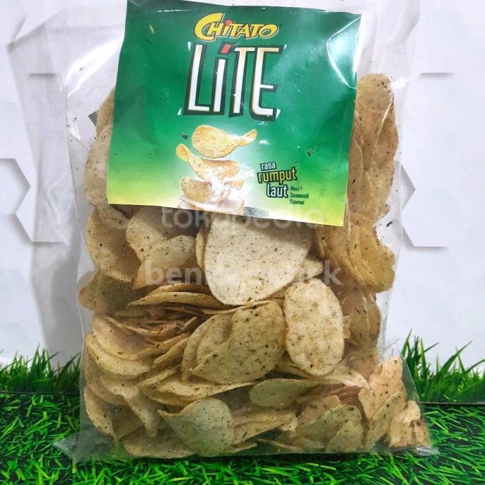 

JUAL chitato lite rumput laut snack kiloan murah 230 gram.