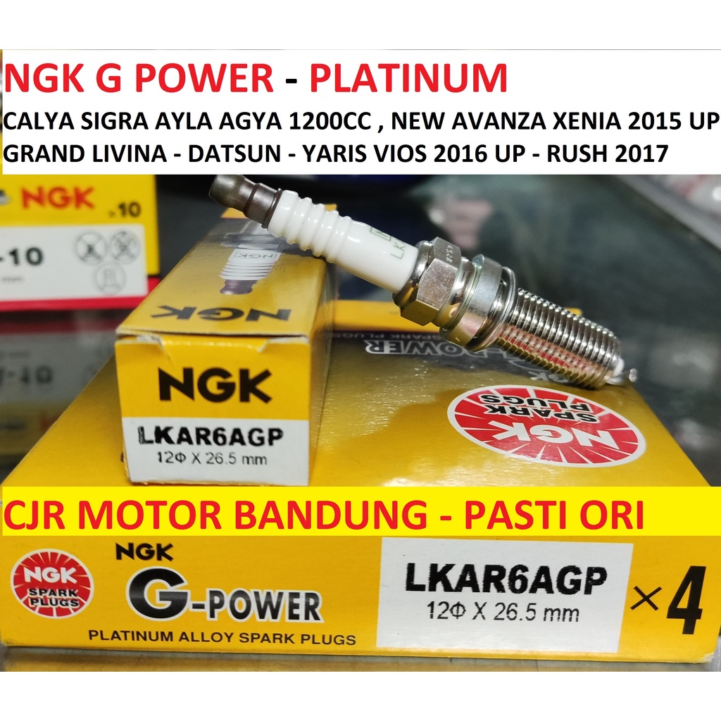 Busi Platinum NGK G Power LKAR6AGP Mobil CALYA SIGRA AYLA AGYA 1200 cc