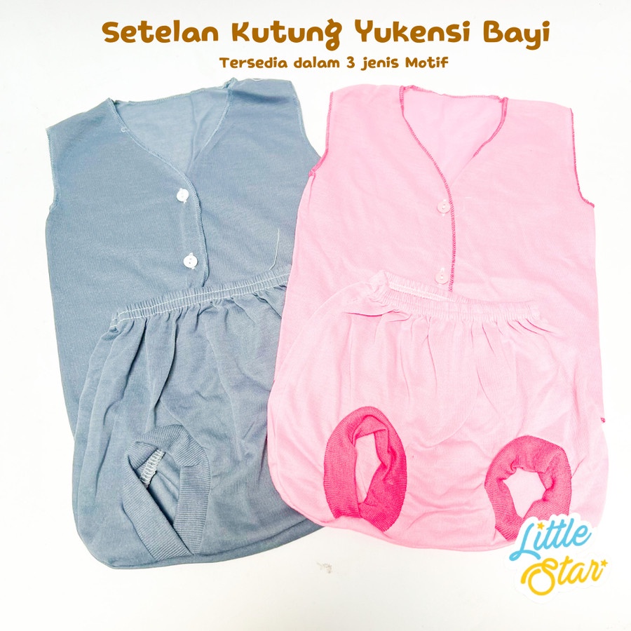 6in1 Hampers Newborn Baby Gift Set Setelan Baju Kutung Bayi Baru Lahir Yukensi Unisex Hadiah Anak Boy Girl