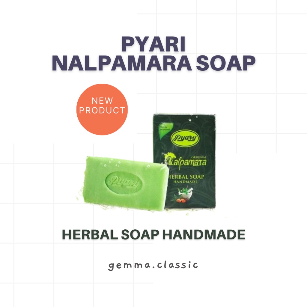 BPOM Pyari Nalpamara Herbal Soap Sabun Arab Dubai Mencerahkan Kulit Belang