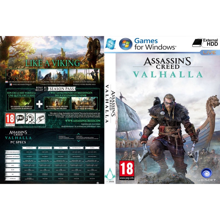 Game Assassin's Creed Valhalla - For PC Complete Life Time