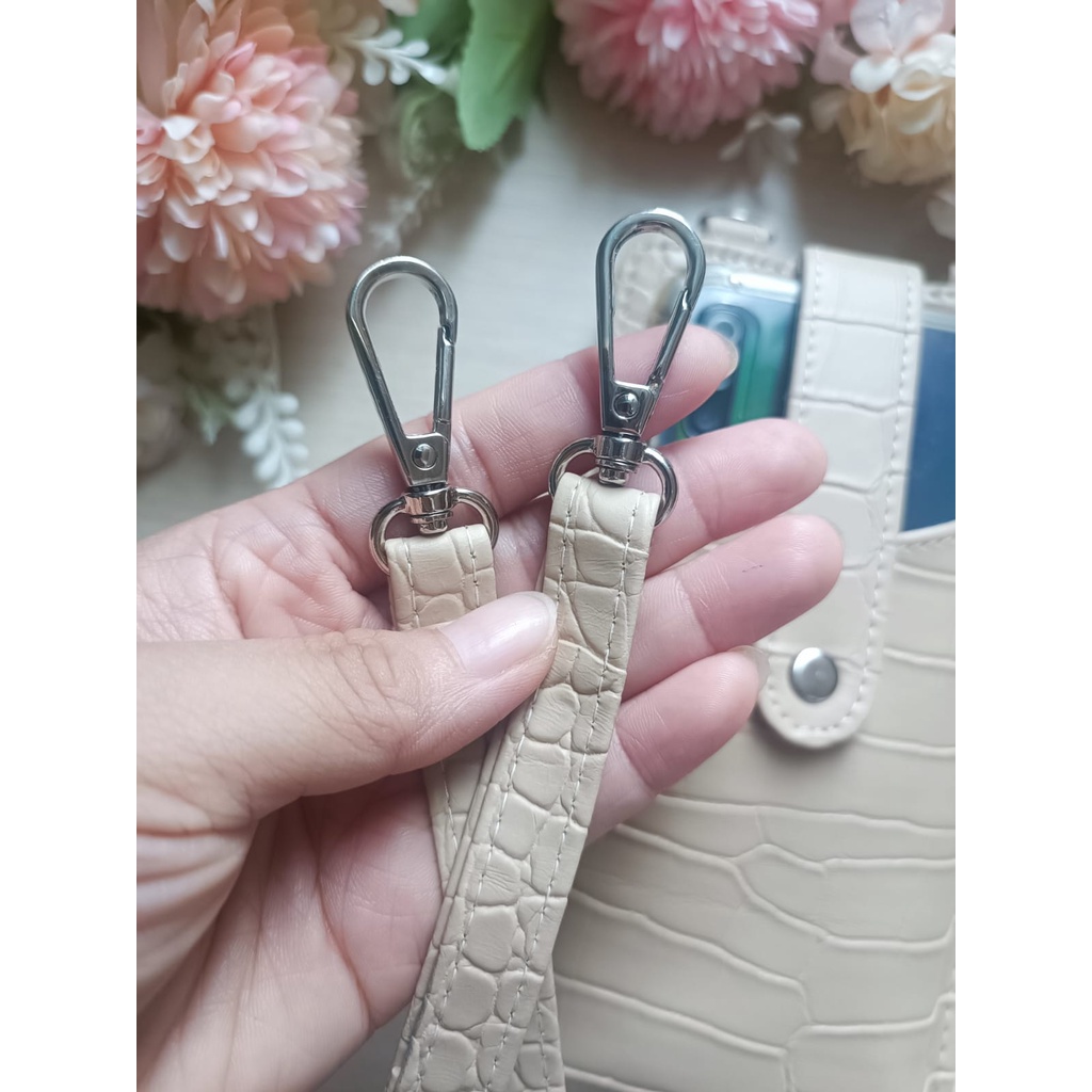 Tas Selempang Wanita Mini Kulit PU CROCO SLING PHONE Bag